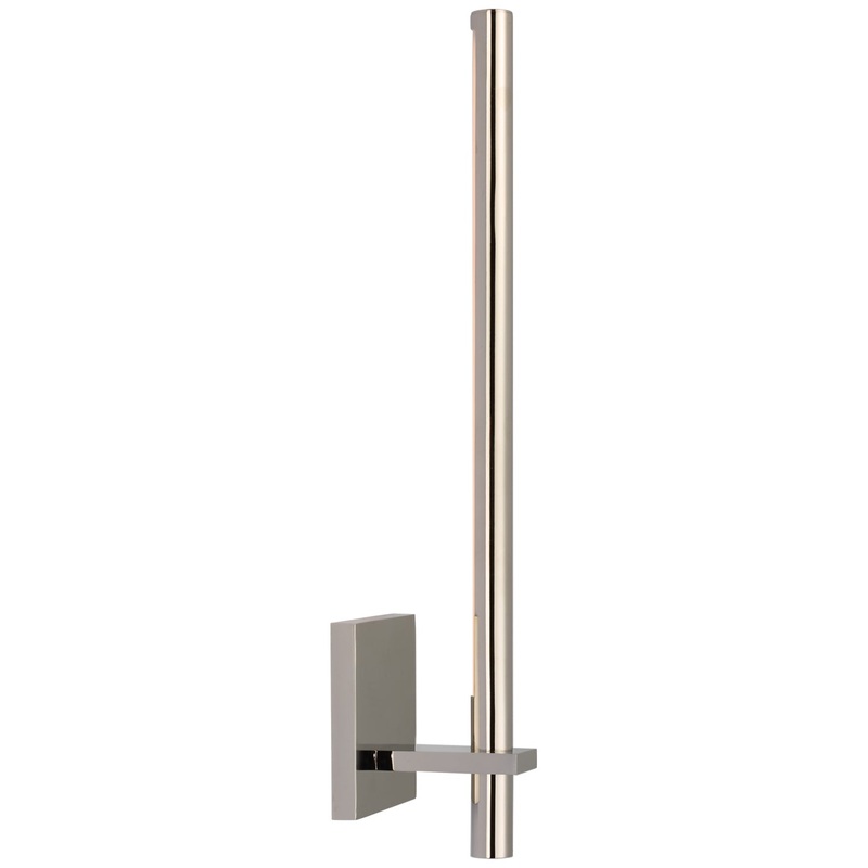 LED Wall Sconce from the Axis Collection in Polished Nickel Finish by Visual Comfort Signature