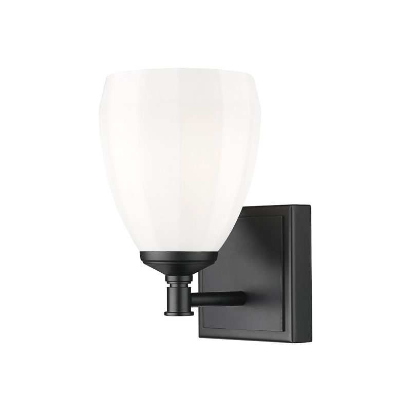 Oren 1-Light Vanity Matte Black