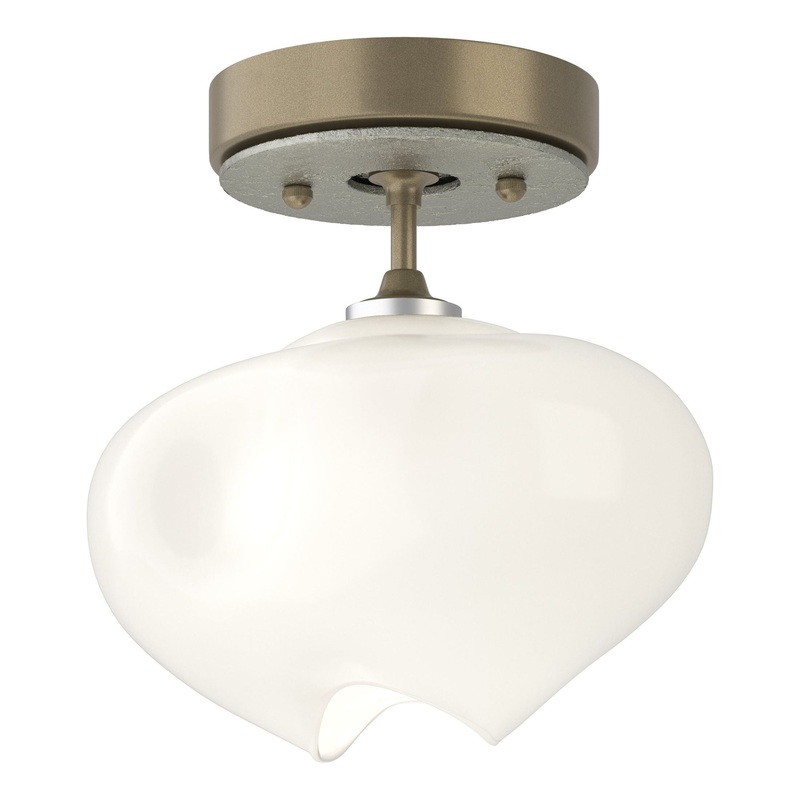 Ume 1-Light Semi-Flush Soft Gold Sterling