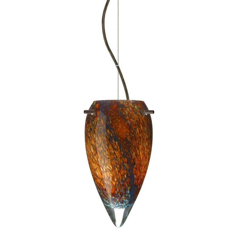 Besa 1KX-4125CE-BR Juli One Light Pendant Bronze (Discontinued)