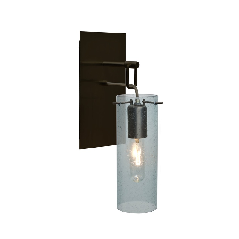 Besa 1WP-JUNI10BL-BR Juni One Light Wall Sconce Bronze