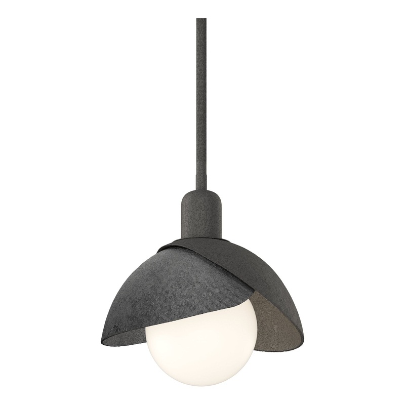 Brooklyn Double Shade Mini Pendant Natural Iron Ink