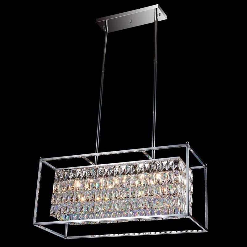 Cages 12-Light Pendant Chrome
