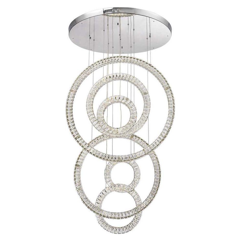 LED Chandelier Chrome