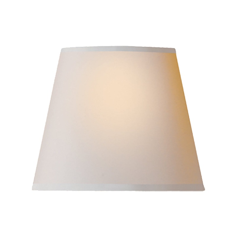 Shade from the Clip On Collection in Natural Paper Finish by Visual Comfort Signature