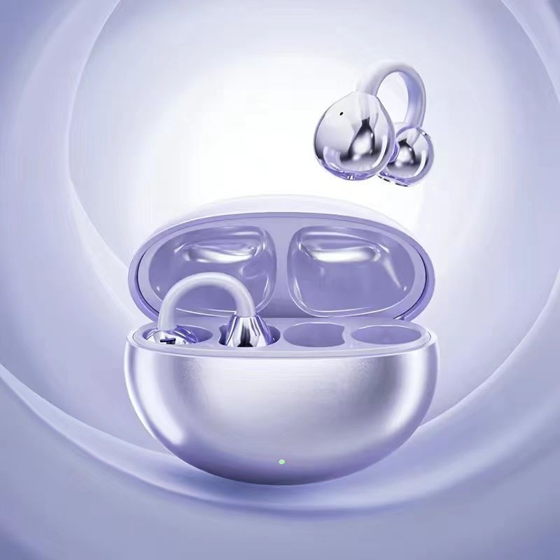 Stylish TWS Wireless Earbuds with Real-Time AI Translation – Immersive Sound & Touch Control(purple)