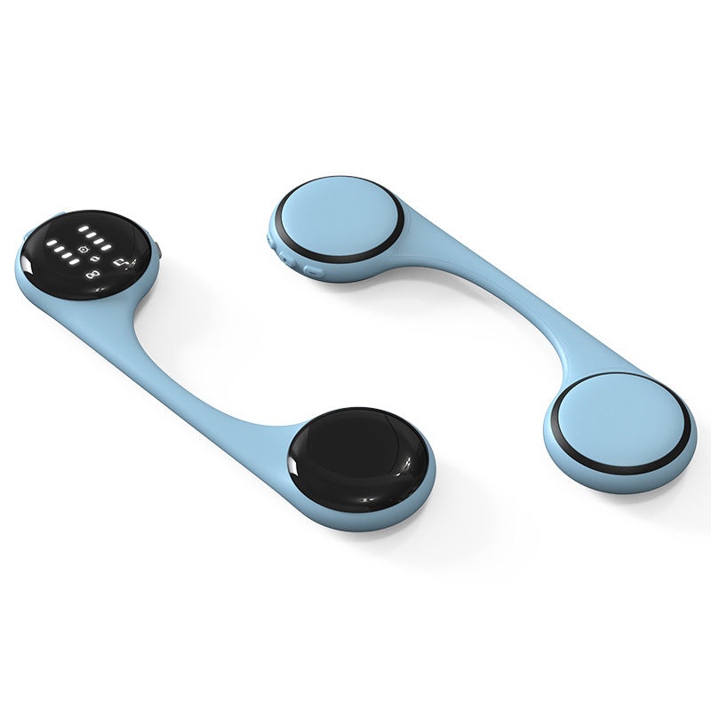 Under-Pillow Bone Conduction Sleep Speaker – Bluetooth 5.4, White Noise, TF Card, LED Display & Timer(blue)