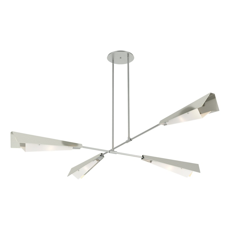 Vertex Large Pendant/Semi-Flush Vintage Platinum Sterling
