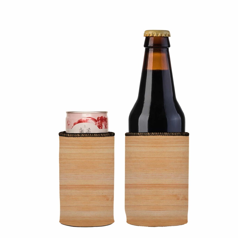 Wood Grain Stubby Cooler 2-Pack – Standard