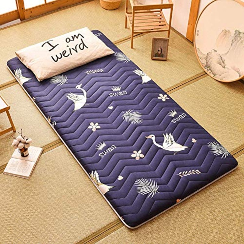 Z&HA Tatami Tappetino, 5 cm di Spessore Tappetino futon MattressTopper Tradizionale Giapponese futon ispessite Queen Size Standard Dimensione Dorm,O,90×190 cm