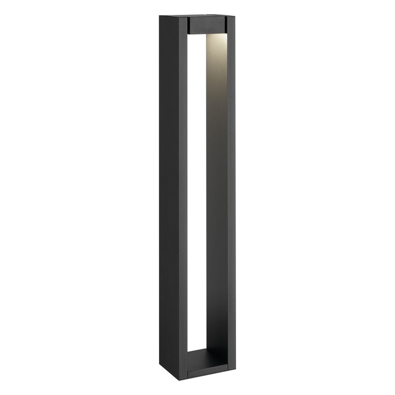 12 Volt LED 25.4″ Aimed Bollard Textured Black 3000K