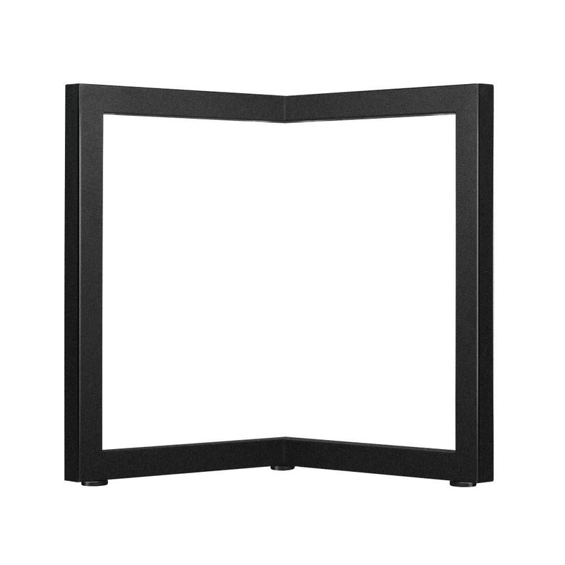 2X Table Legs Bench Steel Metal 71x71cm