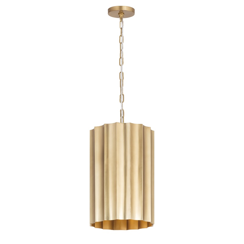 Allegra Small 1-Light Pendant Weathered Brass