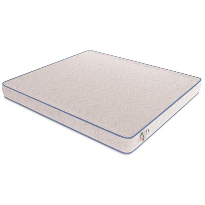 Baldiflex Emporio Materasso Francese Easy Basic L, H 18 cm in Poliuretano Espanso Waterfoam, Ortopedico, Antiacaro, Misura 140×190 cm