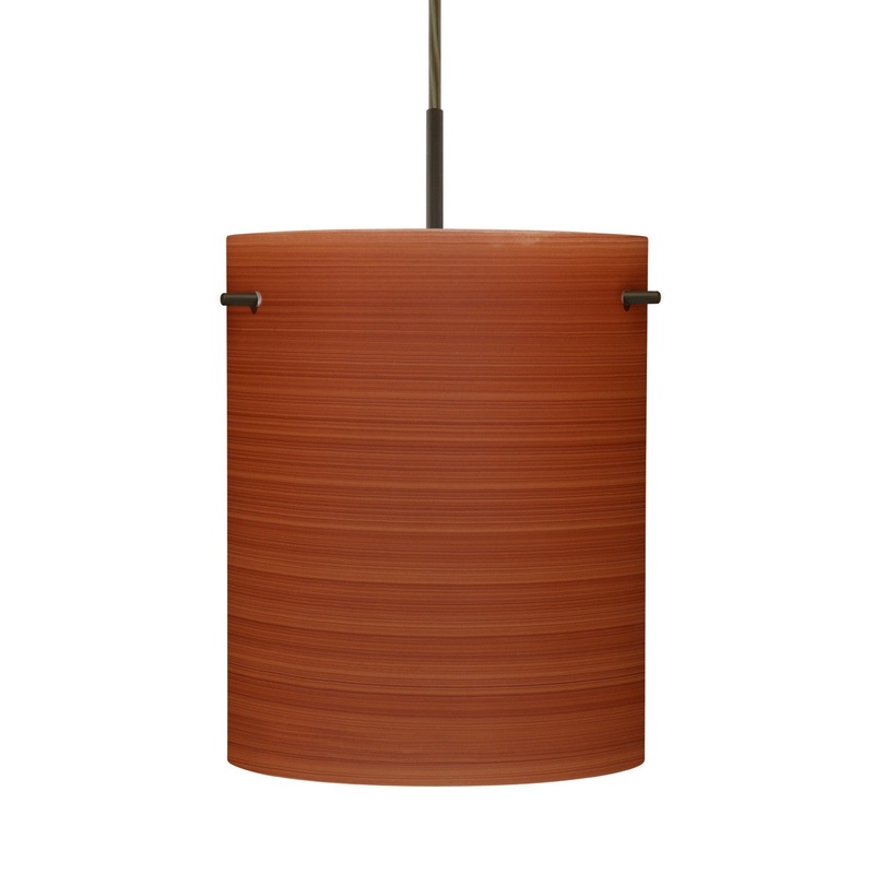 Besa 1JC-4006CH-BR Besa Tamburo 8 Pendant One Light Pendant Bronze