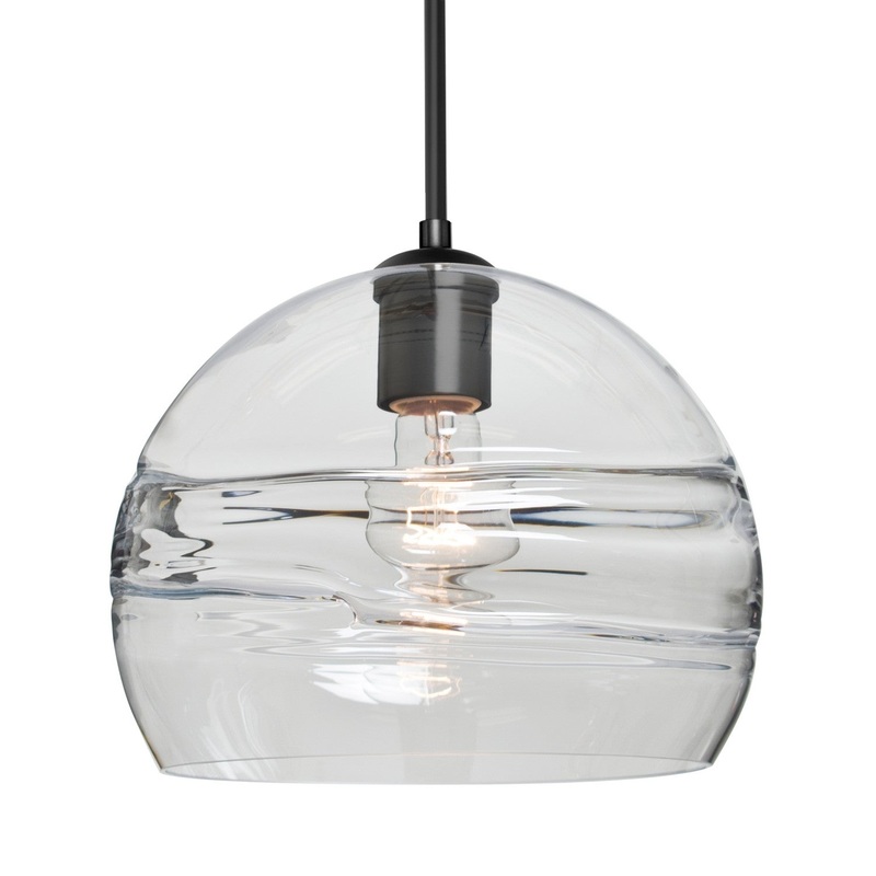 Besa 1JC-SPIR10CL-BK Besa Spirit 10 Pendant One Light Pendant Black