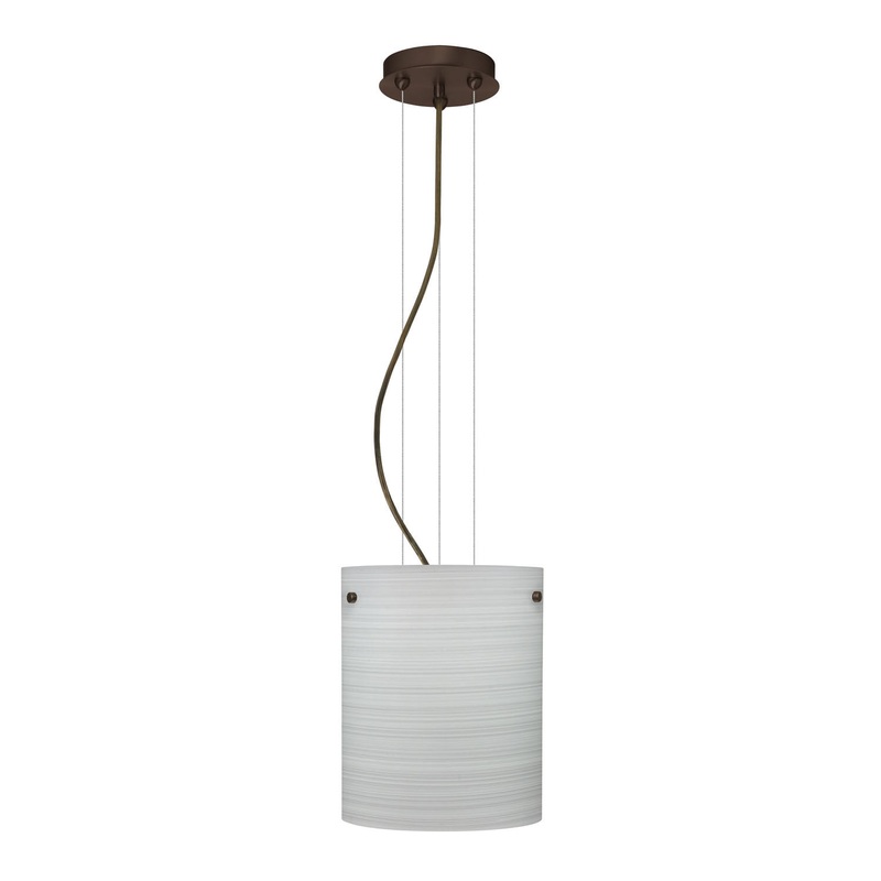 Besa 1KG-4006KR-BR Tamburo One Light Pendant Bronze