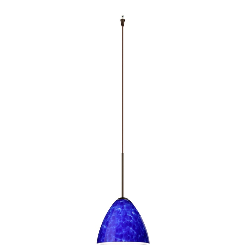 Besa XP-177986-BR Mia One Light Pendant Bronze
