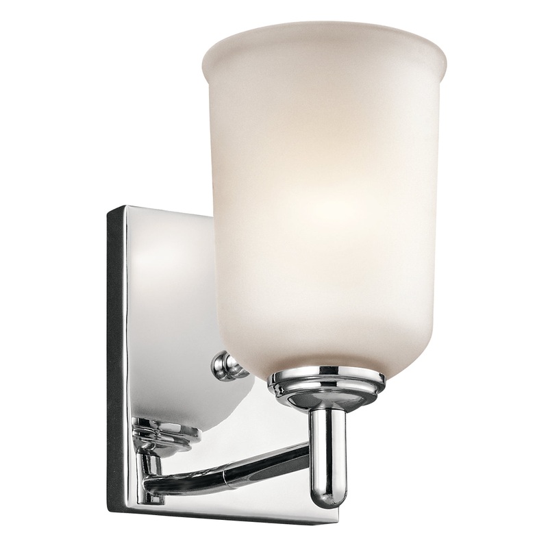 Kichler 45572CH One Light Wall Sconce, Chrome