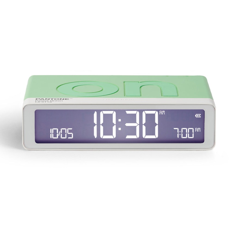 Lexon Flip Classic Reversible Alarm Clock PANTONE – Green