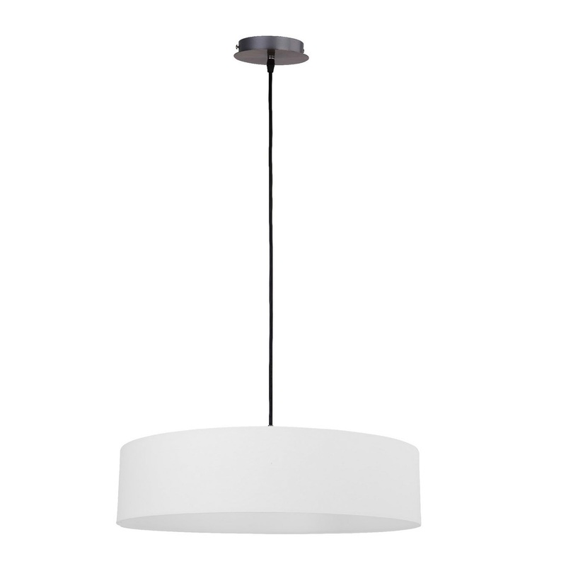 One Light Pendant from the Grannus Collection in White Finish by Arnsberg