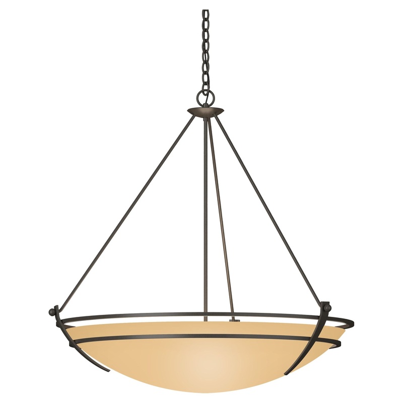 Presidio Tryne Large Scale Pendant Dark Smoke Sand Glass (SS)