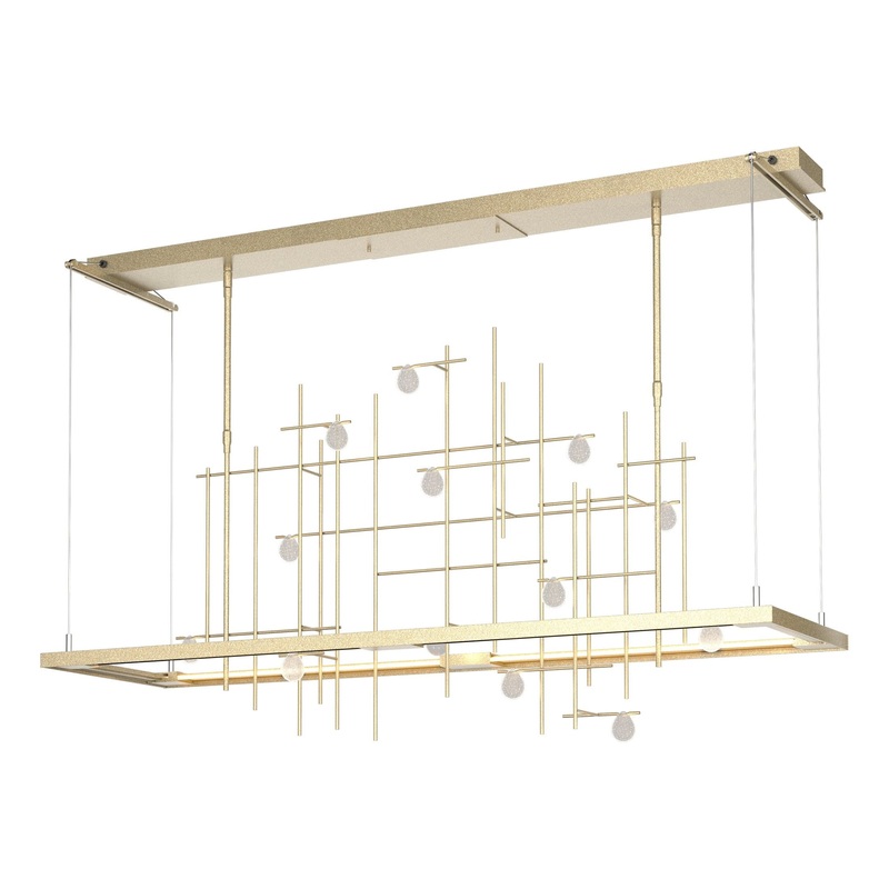 Spring LED Pendant Soft Gold