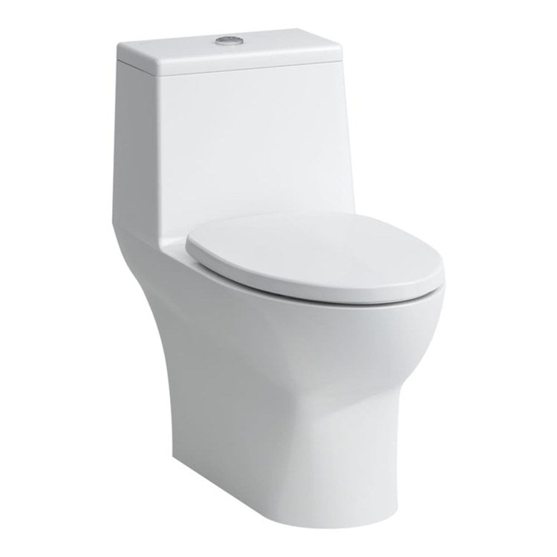 Toilet Savoy 1 Piece Water Closet White Round Front cUPC 1.6/1.1 Gallons per Flush Top Center