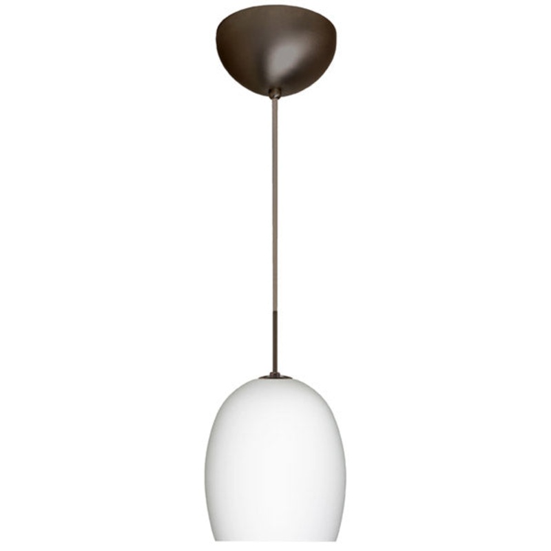 Besa 1JC-169707-BR Lucia One Light Pendant Bronze