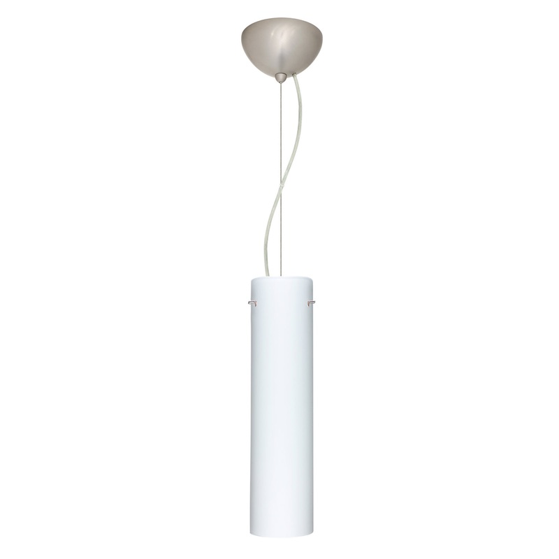 Besa 1KX-722407-LED-SN Stilo One Light Pendant Satin Nickel