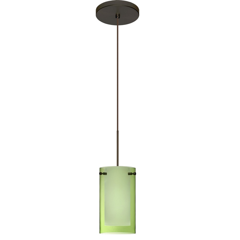 Besa 1XT-L44007-LED-BR Pahu One Light Pendant Bronze