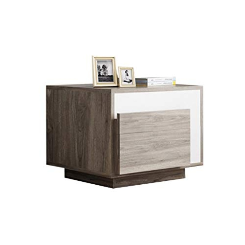 Comodino Camera da Letto Semplice Mini Cassetto Armadietto di stoccaggio Mobili Multi-Funzione Doppia Pompa Armadietto di personalit Armadietto Laterale Cuscinetto 300KG-45X54X50cm FANJIANI