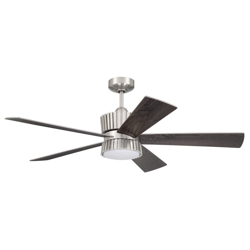 Craftmade TRY52BNK5 Theiry 52″Ceiling Fan Brushed Polished Nickel