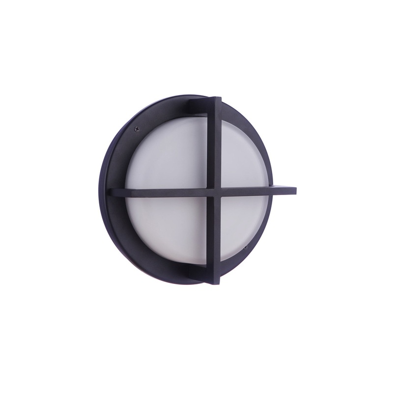 Craftmade ZA5902-TB Bulkhead Round One Light Outdoor Bulkhead Textured Black