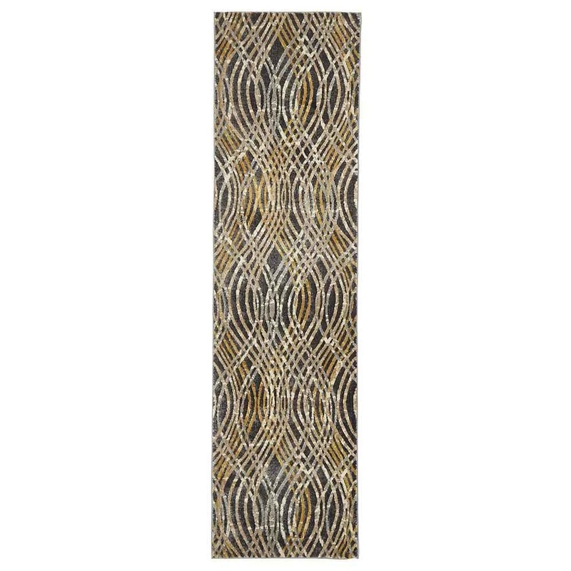 Dream Scape 852 Charcoal Runner By Rug Culture – 400X80CM – RUNNER