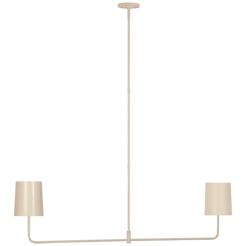 LED Chandelier from the Go Lightly Collection in China White Finish by Visual Comfort Signature