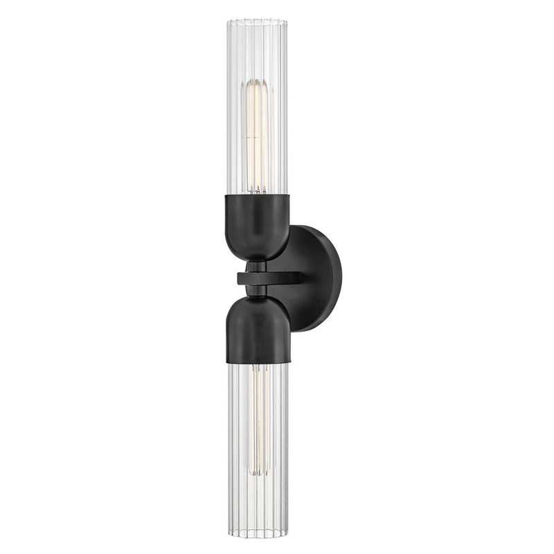 LED Wall Sconce from the Soren Collection in Black Finish by Hinkley
