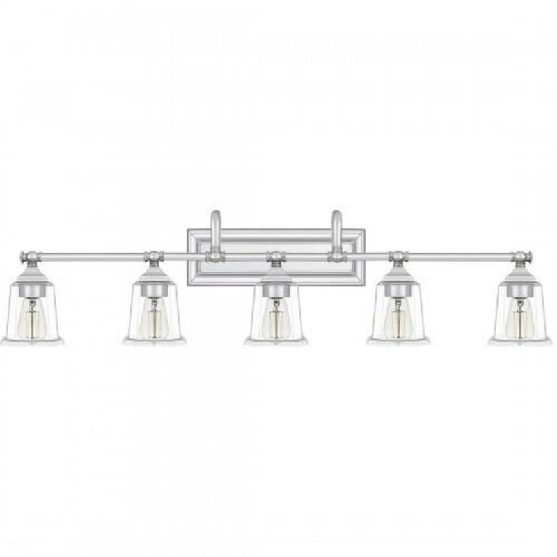 Quoizel NLC8605C Nicholas Bath 5 light polished chrome Bath Light