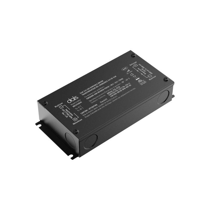 24W 24V Dimmable Hardwired Driver (One Output) Black