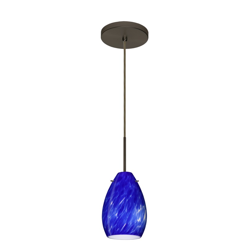 Besa 1BT-171386-HAL-BR Pera One Light Pendant Bronze (Discontinued)