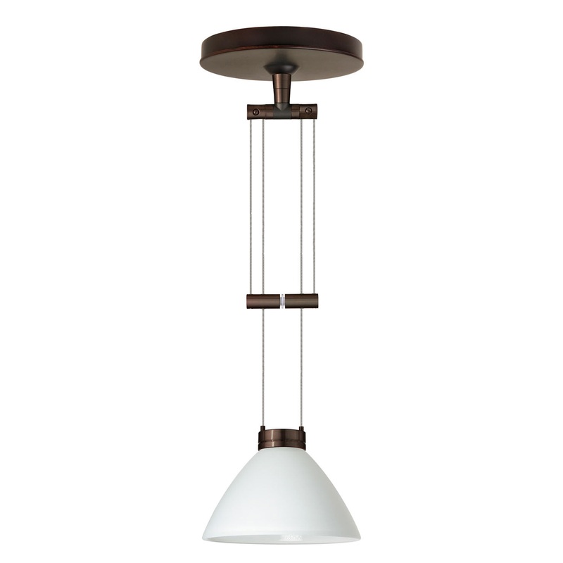 Besa 1XA-174307-BR Domi One Light Pendant Bronze