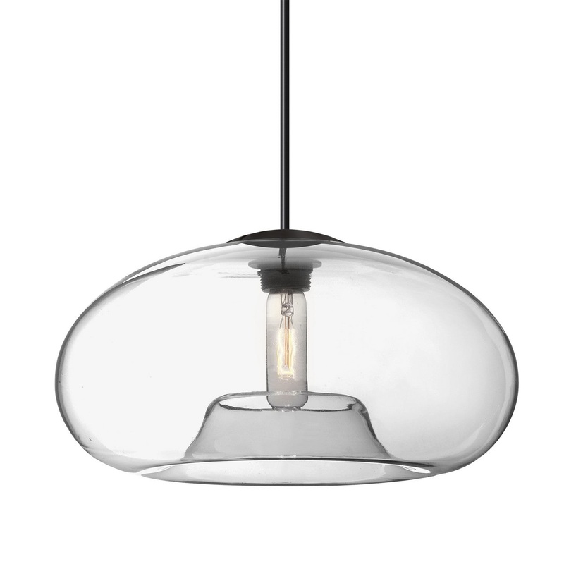 Besa J-BANA15CL-BK Besa Bana 15 Pendant One Light Pendant Black