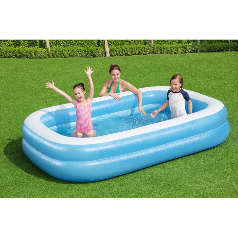 Bestway 2.62m x 1.75m x 51cm Blue Rectangular Family Pool
