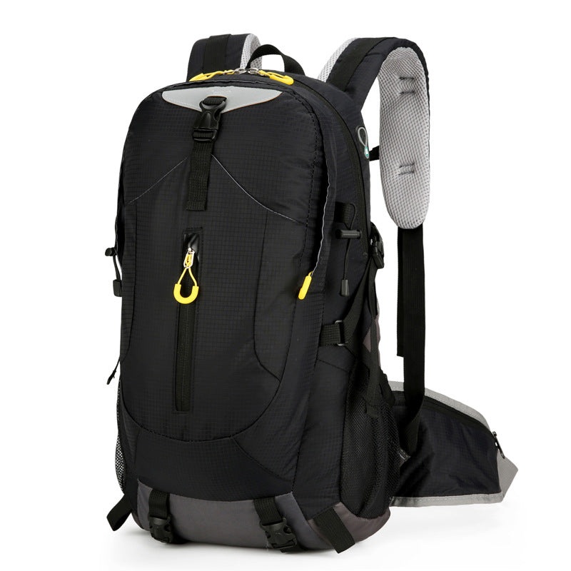 Black Lightweight 30L Hiking Backpack – Water-Resistant Outdoor Daypack for Trekking & Travel