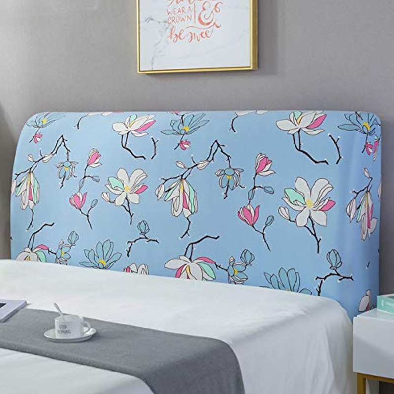 CXLT Fodera per Testiera del Letto Singola Doppia Coperchio della Testata Letto in Tessuto di Seta del Latte Elasticizzato Traspirante per Decorativa Testiera Letto in Legno/Pelle,P-Length:220-240cm