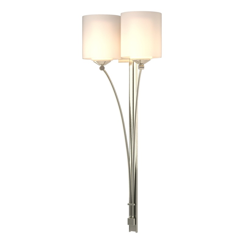 Formae Contemporary 2-Light Sconce Sterling