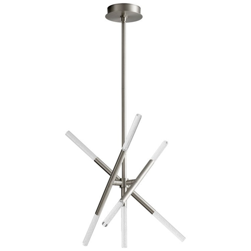 Spirit Single-Light 13″ LED Mini Pendant – Satin Nickel
