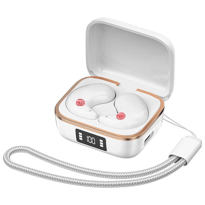TWS Wireless Earbuds with Wireless Charging Case – Bluetooth 5.3, HiFi Audio, LED Display & Smart Touch Control(white)
