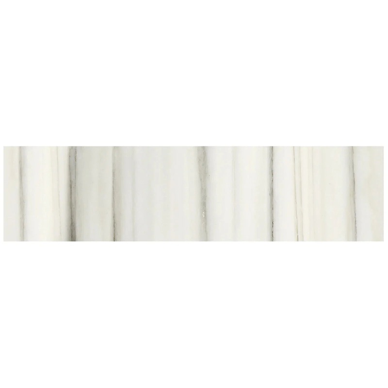 3″ x 12″ Bn Mayfair Zebrino Polished Bullnose 3″ x 12″
