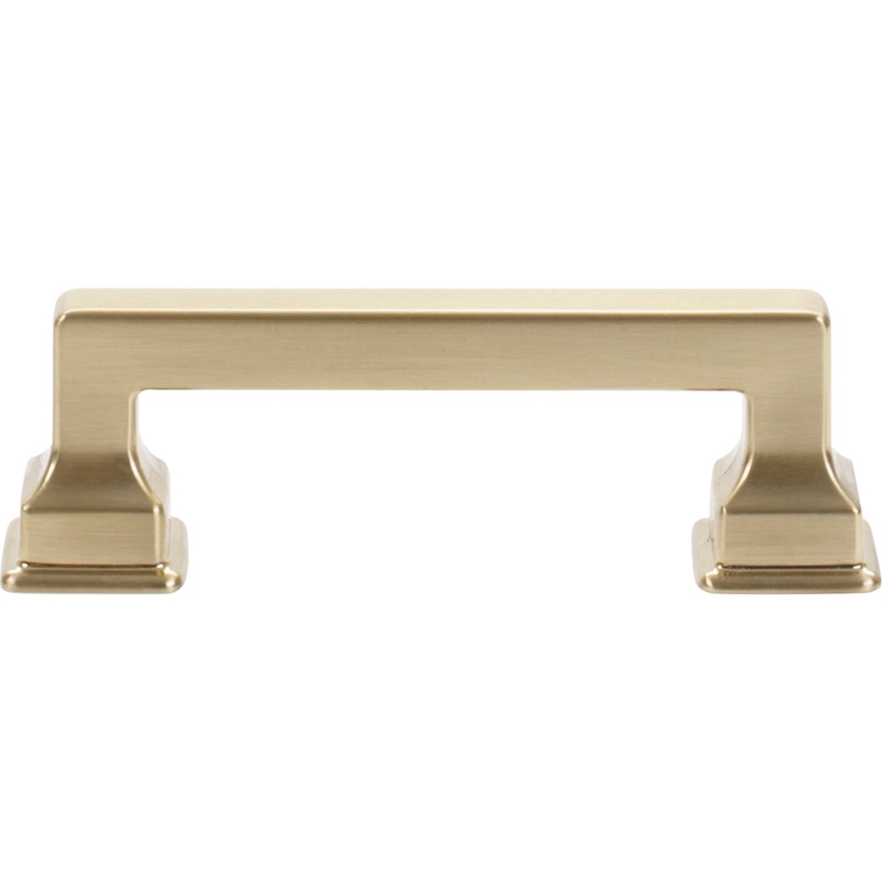 Atlas Homewares Erika Pull 3 Inch (c-c) Warm Brass